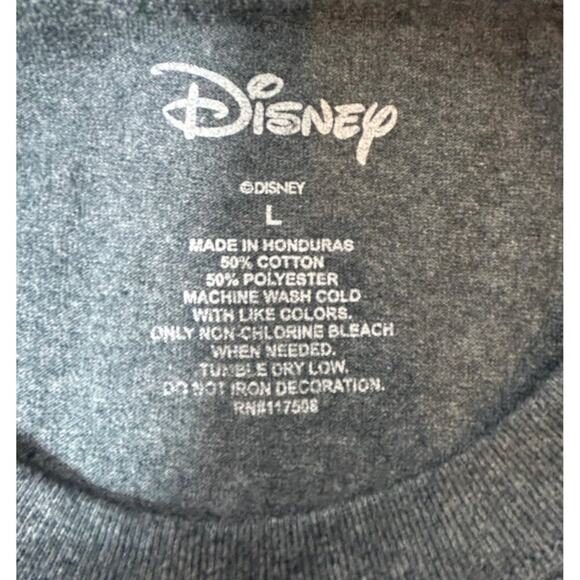 Disney Mickey Mouse Evolution Graphic T-Shirt Charcoal Gray L - Picture 5 of 7